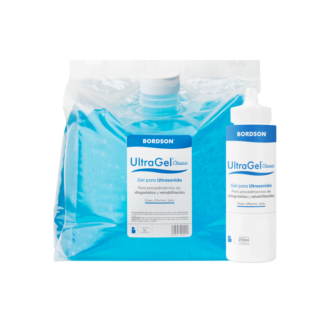Gel conductor para ultrasonido UltraGel Classic Bordson 5 lt 