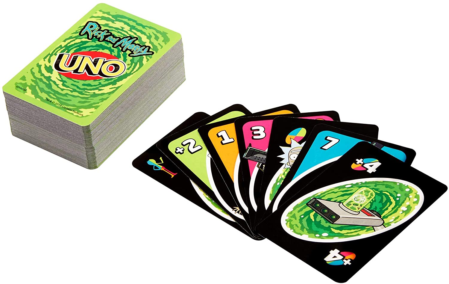 Uno Mattel Juego De Cartas Rick Y Morty