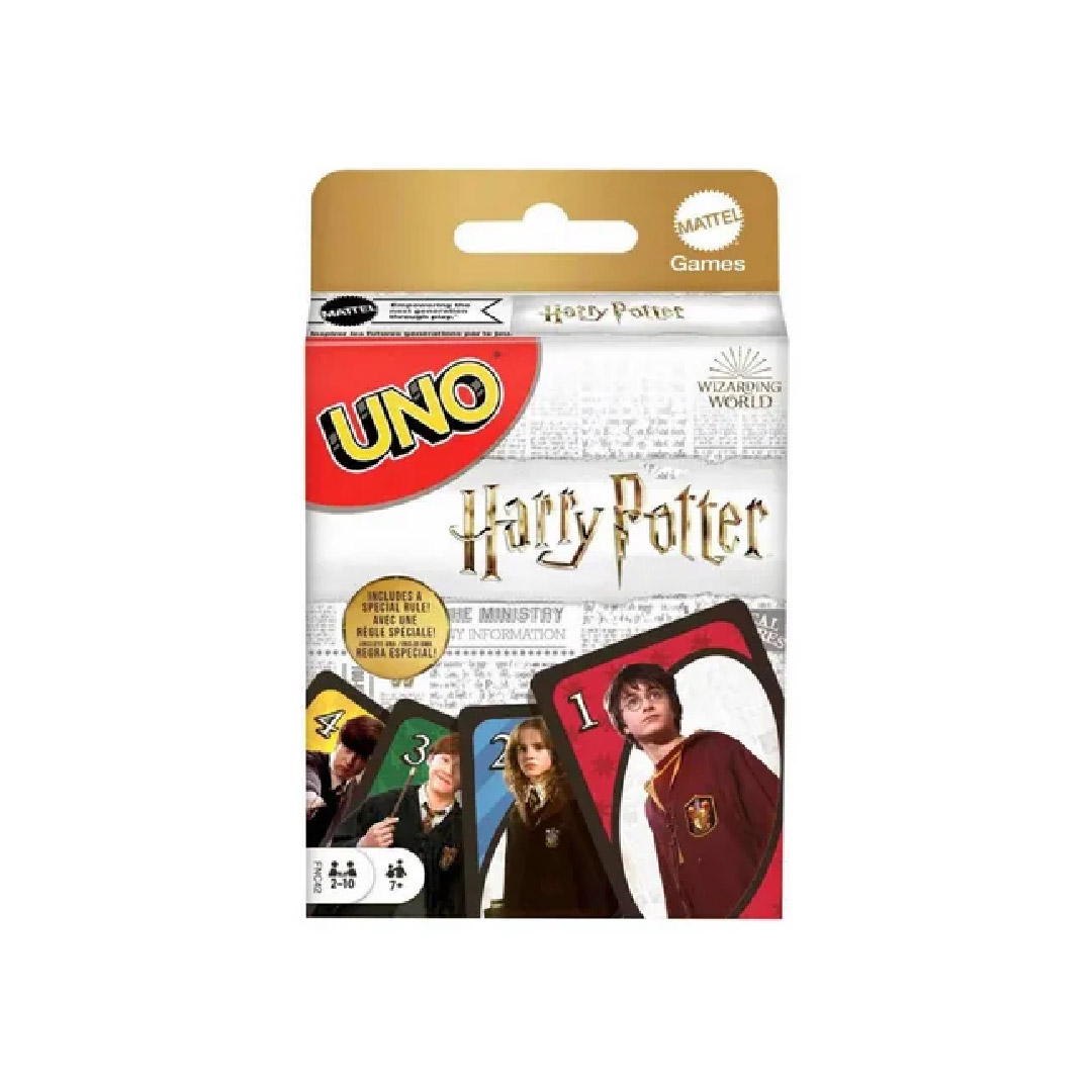 Set Mágico Harry Potter Grageas De Sabores + Uno Cartas Mattel