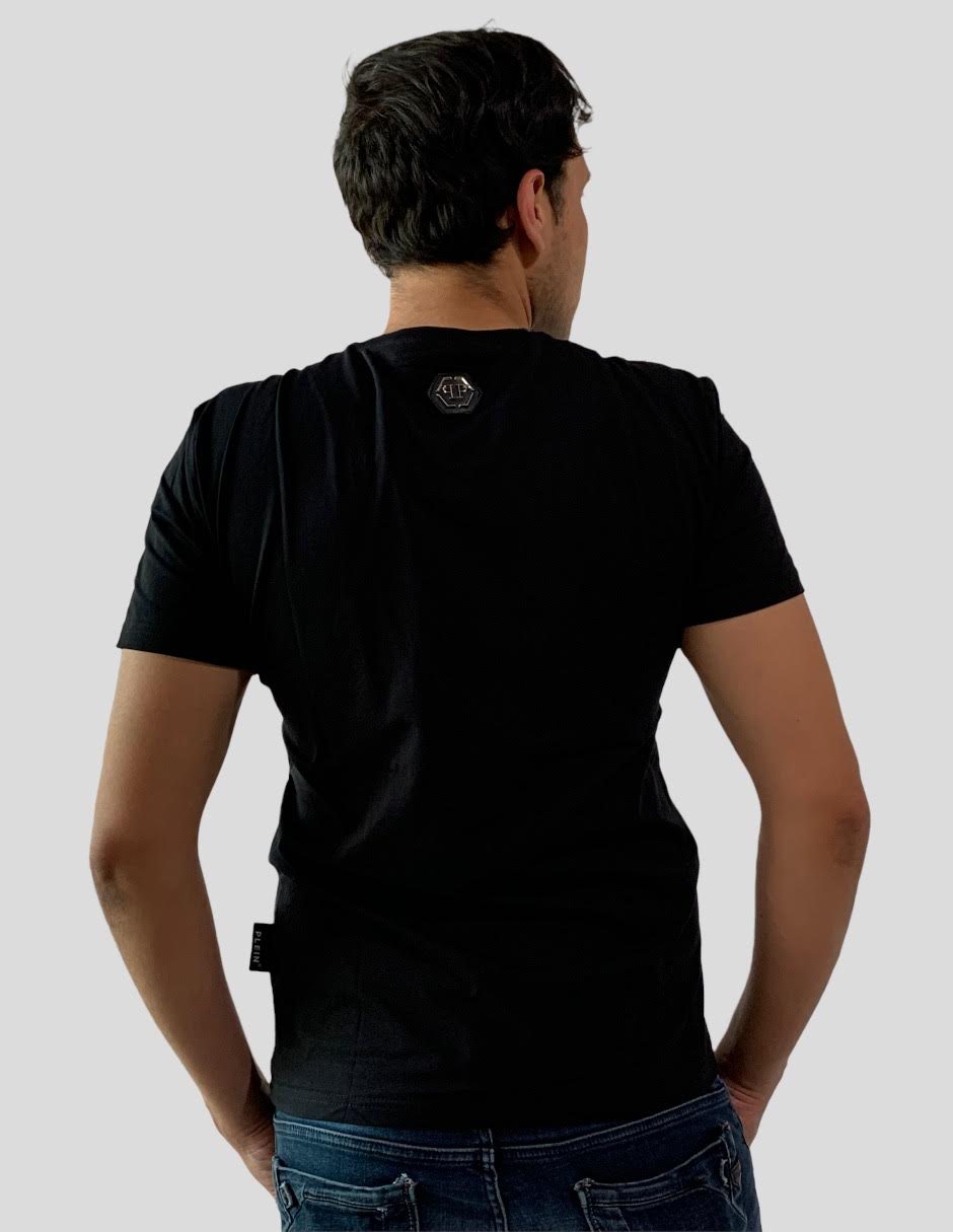 Playera T-shirt Philipp Plein Goal Black Talla XXL