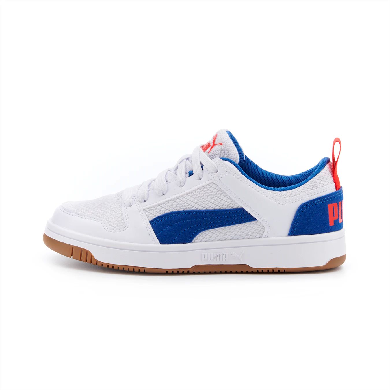 Tenis Puma Rebound LayUp Lo Mesh Blanco 37091401