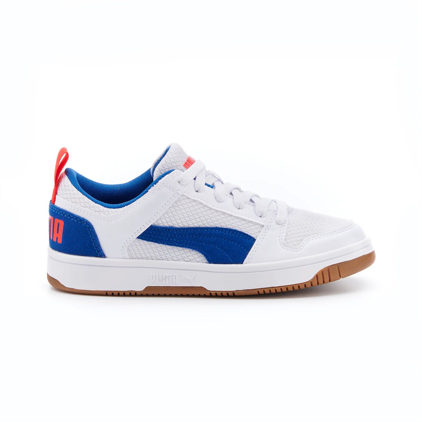 Tenis Puma Rebound LayUp Lo Mesh Blanco 37091401