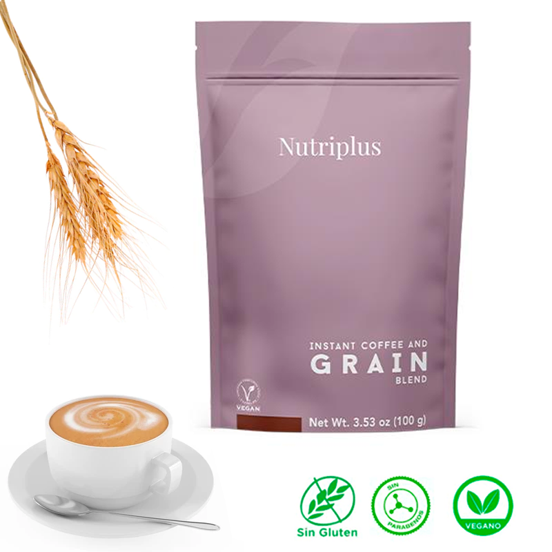CAFÉ INSTANTANEO Nutriplus Café Instantaneo Mezcla de Fibra 100gramos
