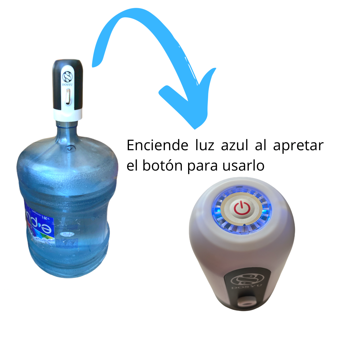 Dispensador De Agua Eléctrico Recargable Usb Bomba De Agua Dosyu