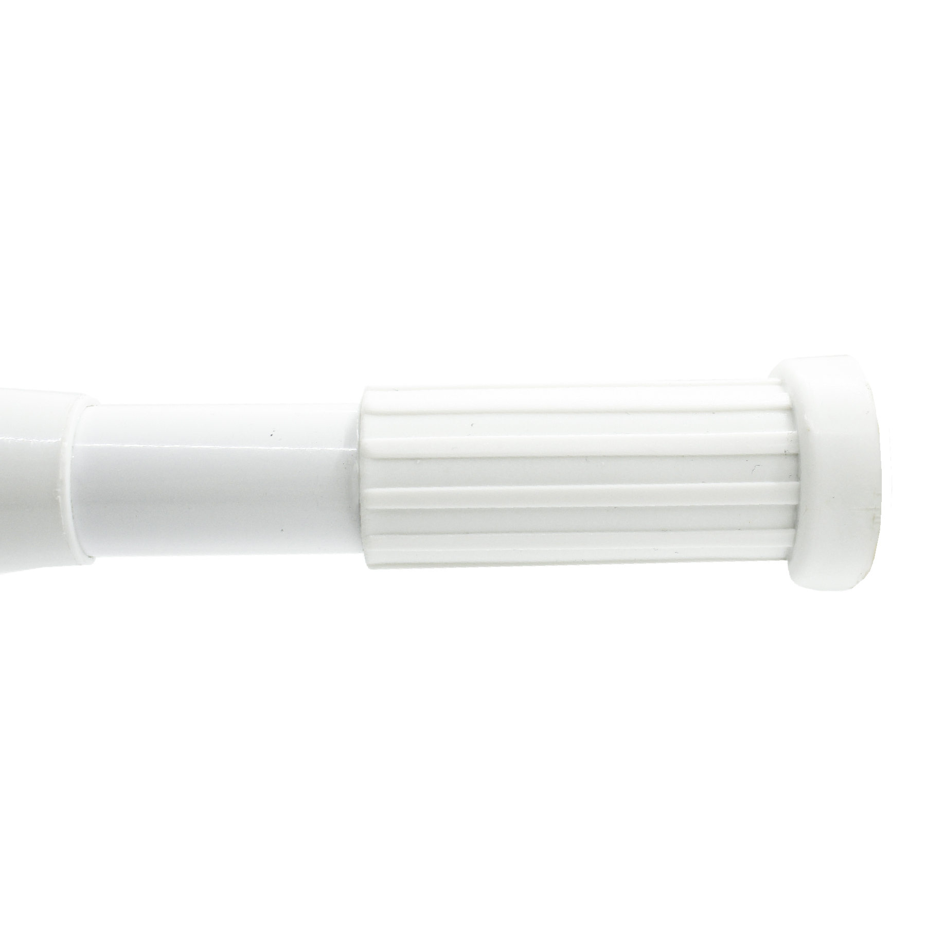 Tubo para Cortina de baño Barra de Tensión Blanco 140-260 cms CasaMia