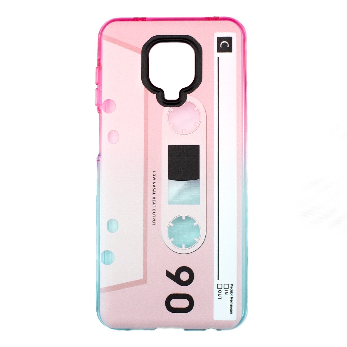 Funda Triche Color Rosa Con Diseño Cassette Para Xiaomi Redmi 9a