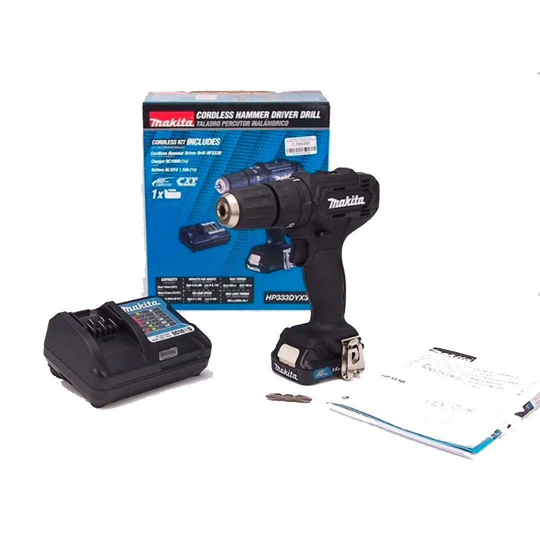 Taladro Rotomartillo Inalámbrico 12v Makita Hp333d