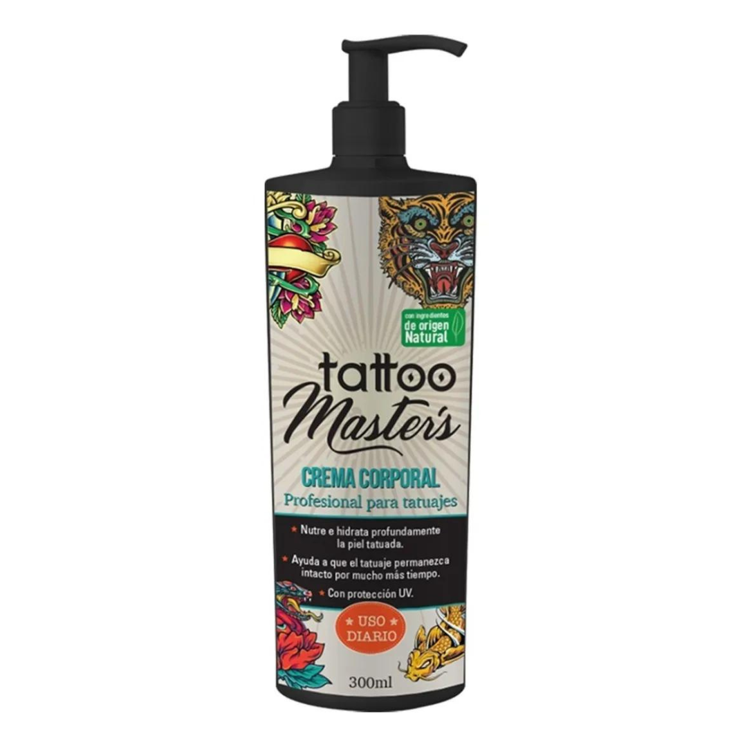 Crema Corporal Profesional Para Tatuaje Tatto Masters Protección UV 300ml