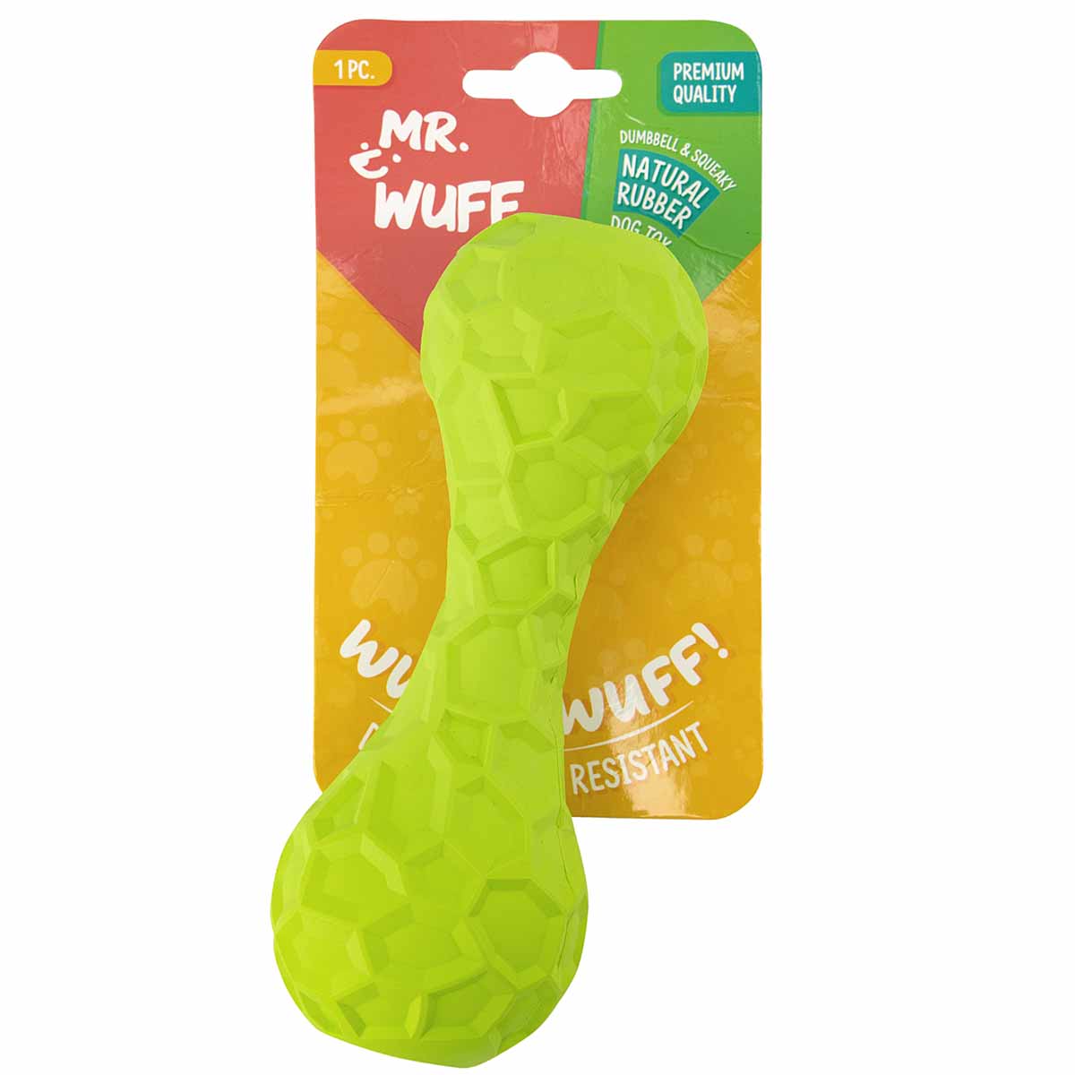 Pesa Juguete Para Perro Con Sonido al Morder Marcar Mr Wuff