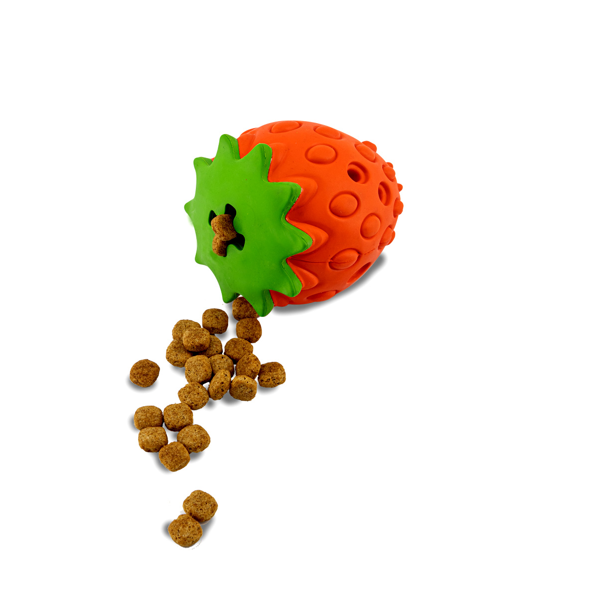 Juguete Dispensador Para Perro Con Olor y Sabor a Fresa Marca Mr Wuff