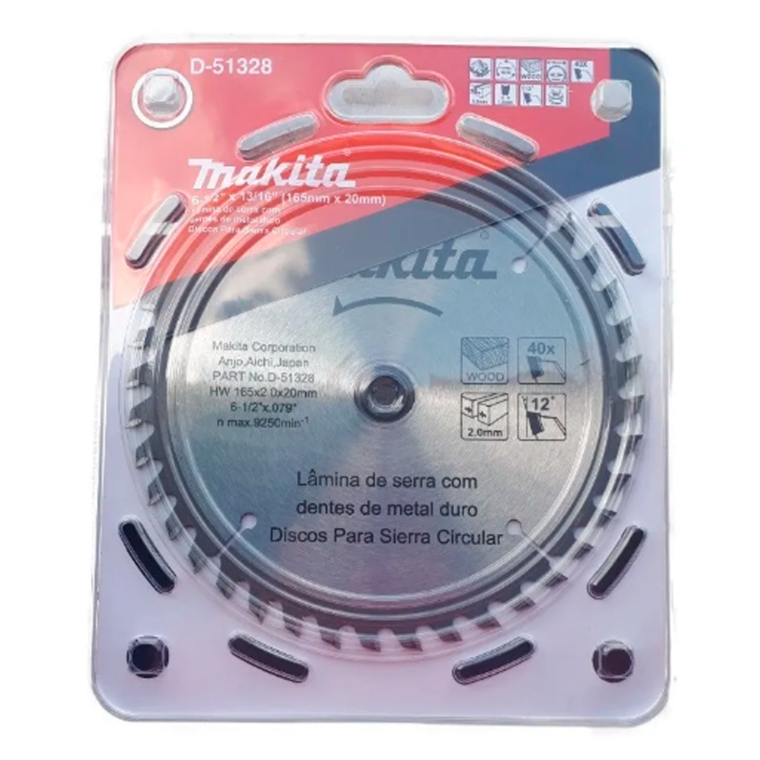 Disco Para Sierra Circular 6-1/2 Makita D51328