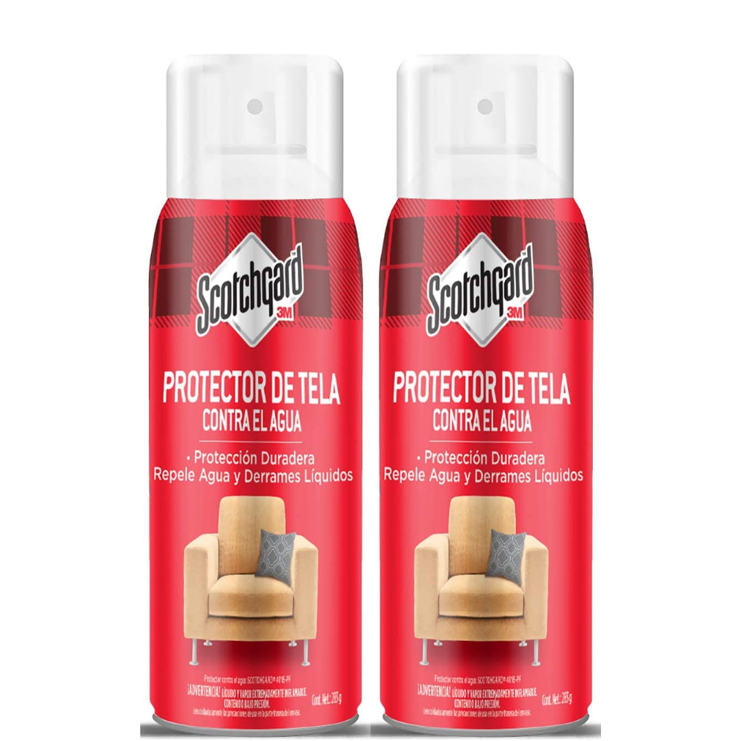 Protector De Telas Repelente De Agua Manchas 283g Scotchgard 2 pack
