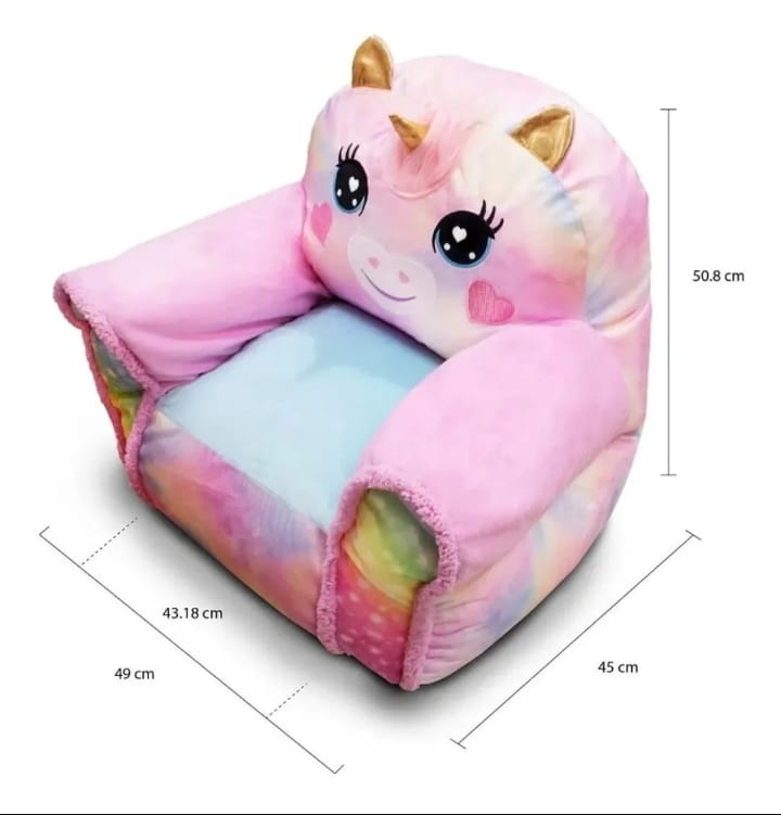 Sillon Puff Infantil Unicornio