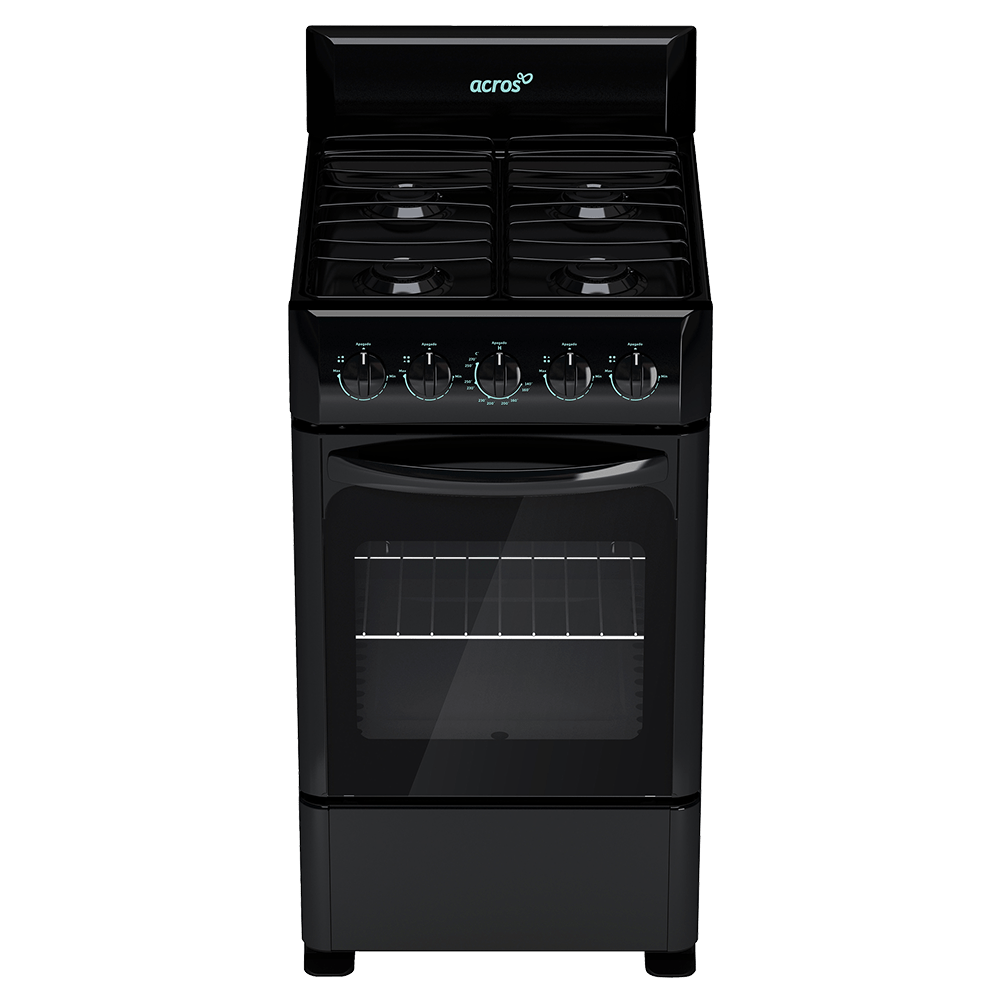 Estufa Acros Al Piso 20 Naw1001b NEGRO