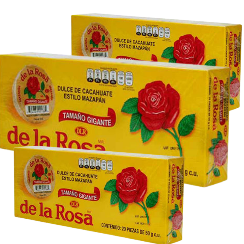 Paquete 4 Mazapán Gigante 20 piezas 
