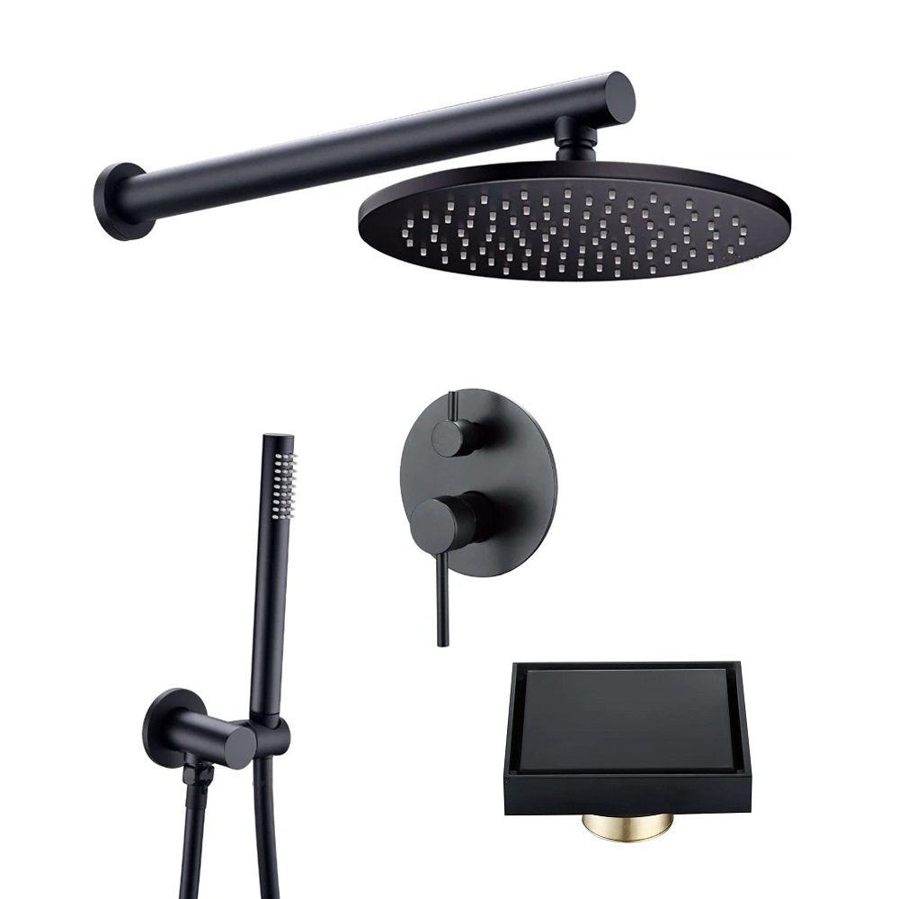 Set De Regadera De Lluvia Con Teléfono Llave Coladera
