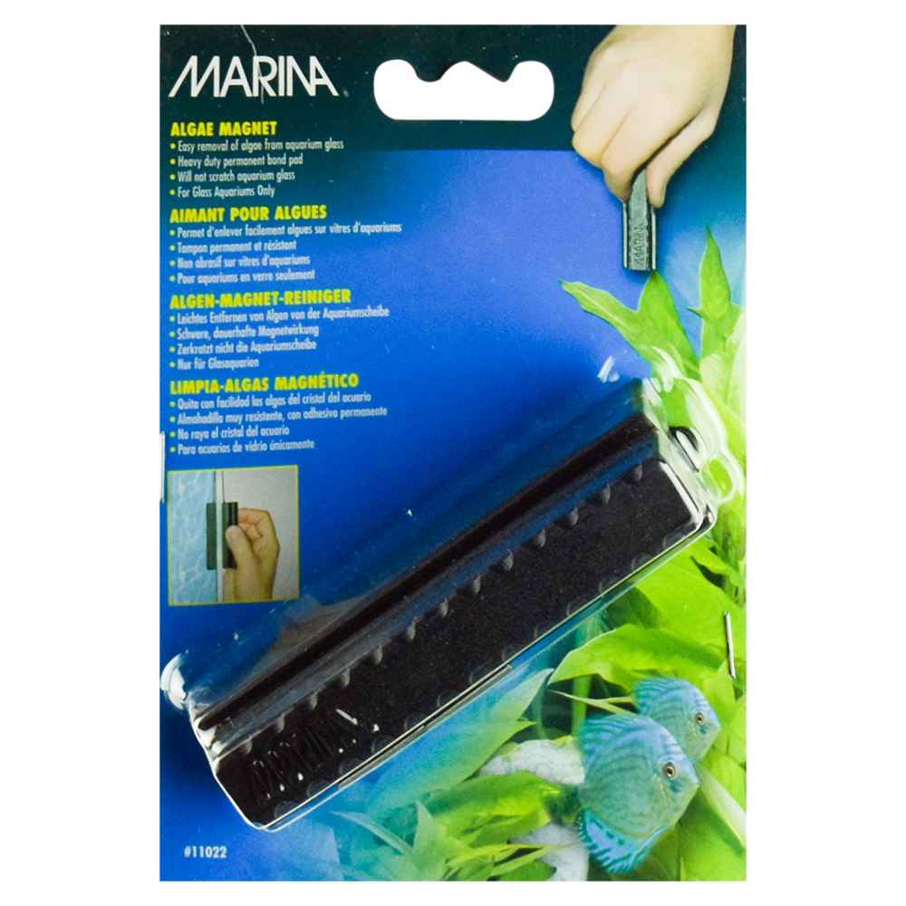 Limpiador Magnetico Grande Para Peceras Quita Algas 