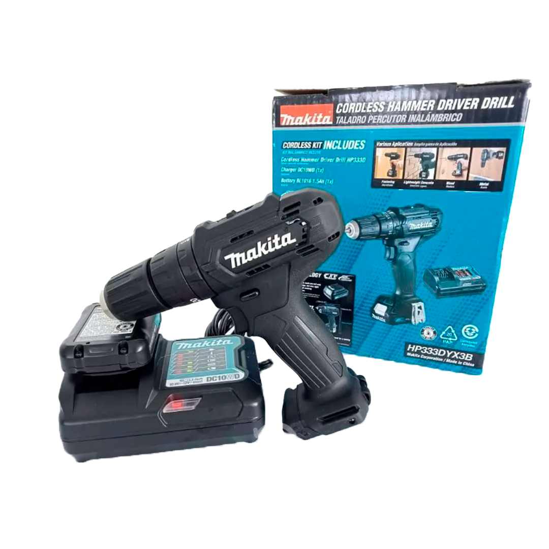 Taladro Rotomartillo Inalámbrico 12v Makita Hp333d