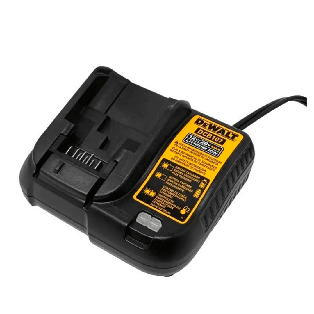 Cargador Dewalt DCB107 12 Voltios 