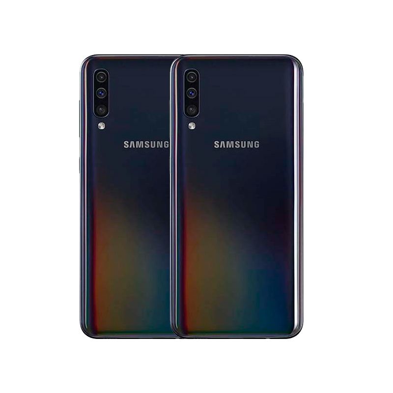 COMBO DE 2 PIEZAS SAMSUNG GALAXY A50 64GB 4GB NEGRO