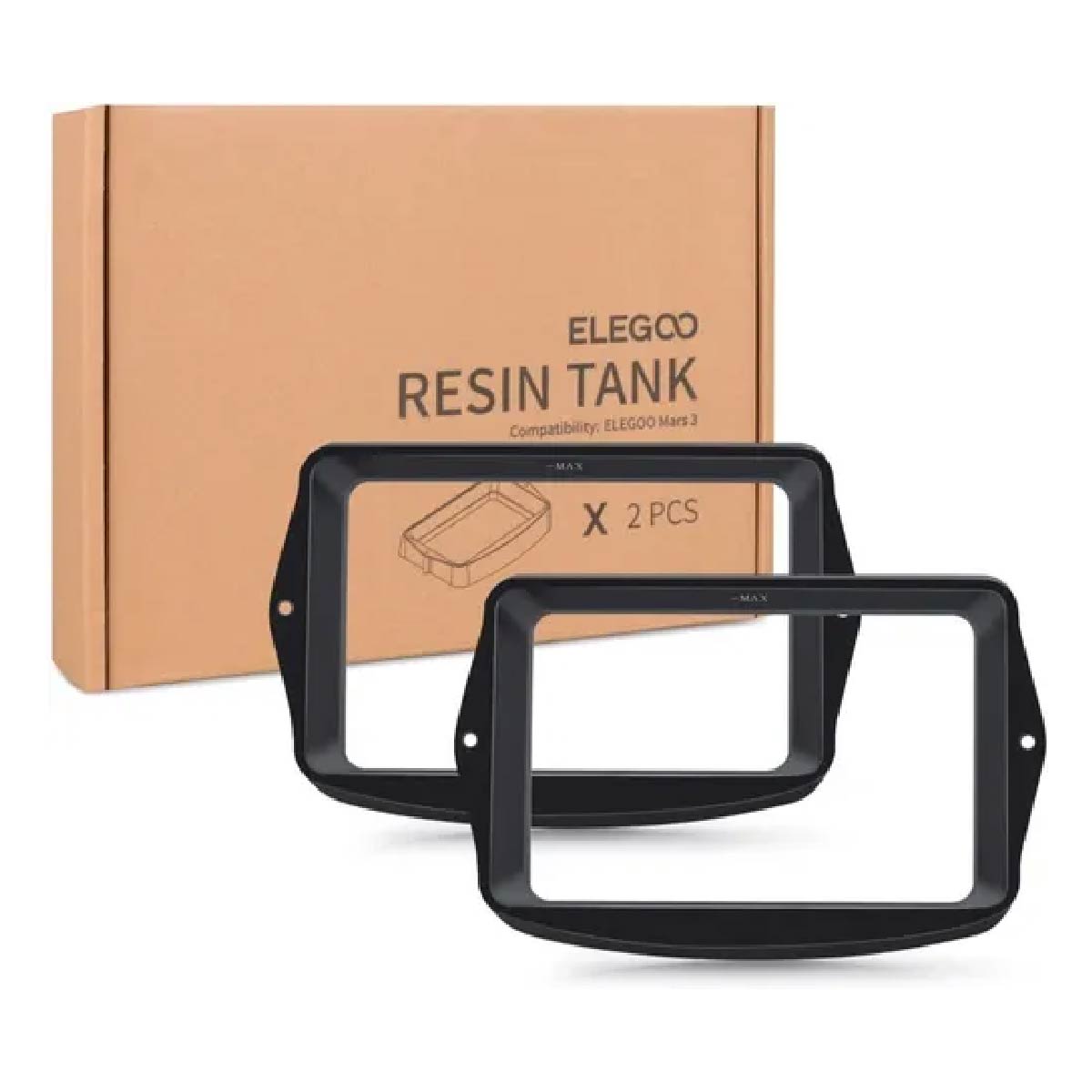 Tanque Vat Metal Elegoo Mars 3 Impresora 3d Resina (2 Pzas)