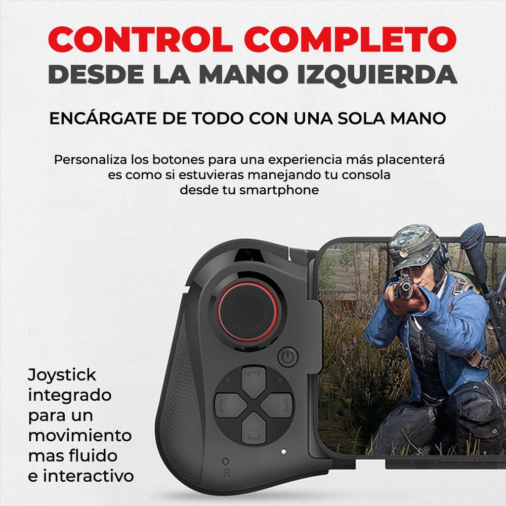 Control Celular Gamepad Bluetooth Ele-Gate GM058 Color Negro