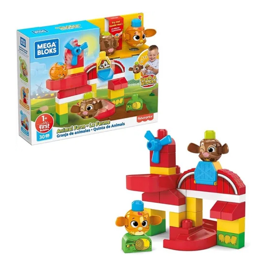 Mega Bloks Granja De Animales 30 Pz Fisher Price