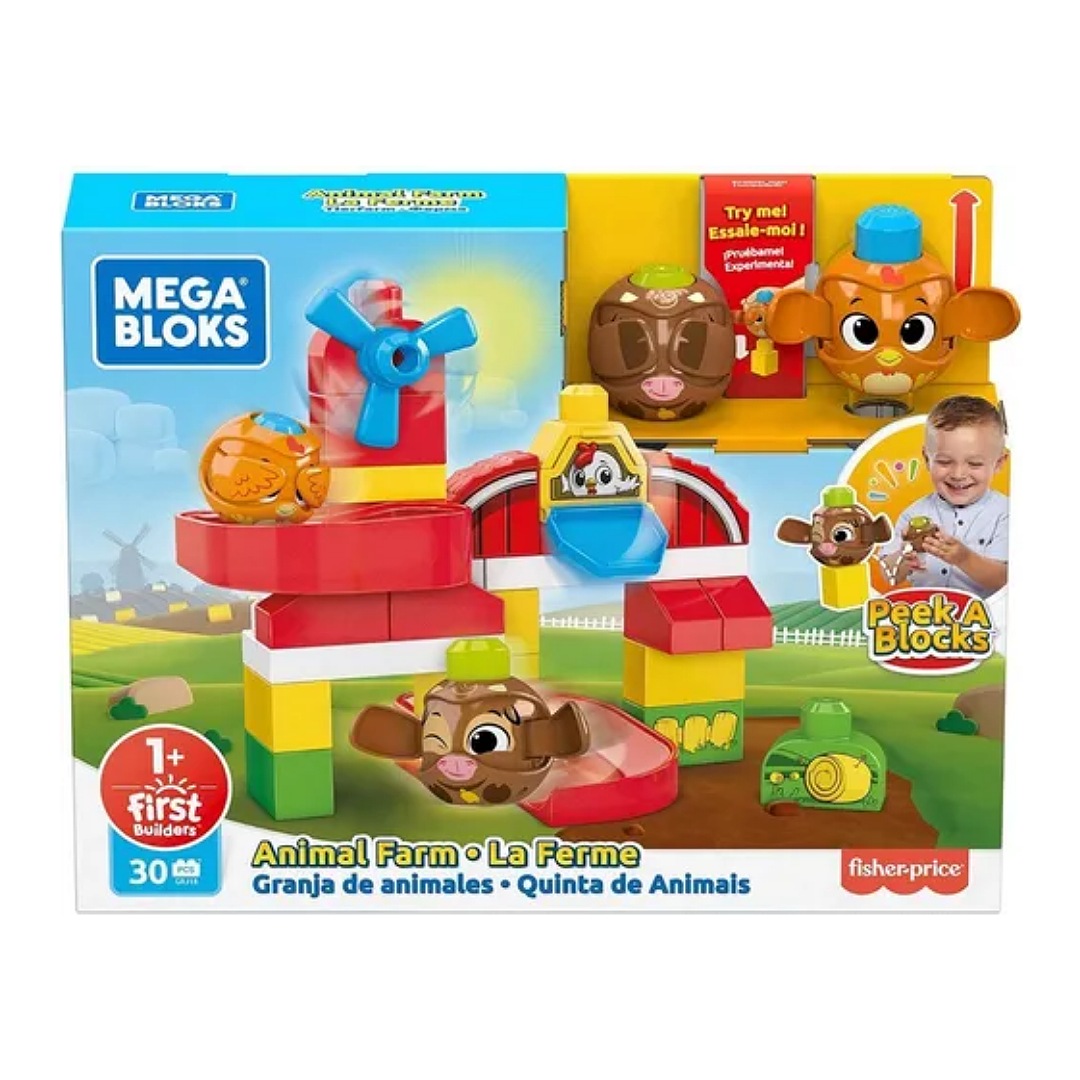 Mega Bloks Granja De Animales 30 Pz Fisher Price