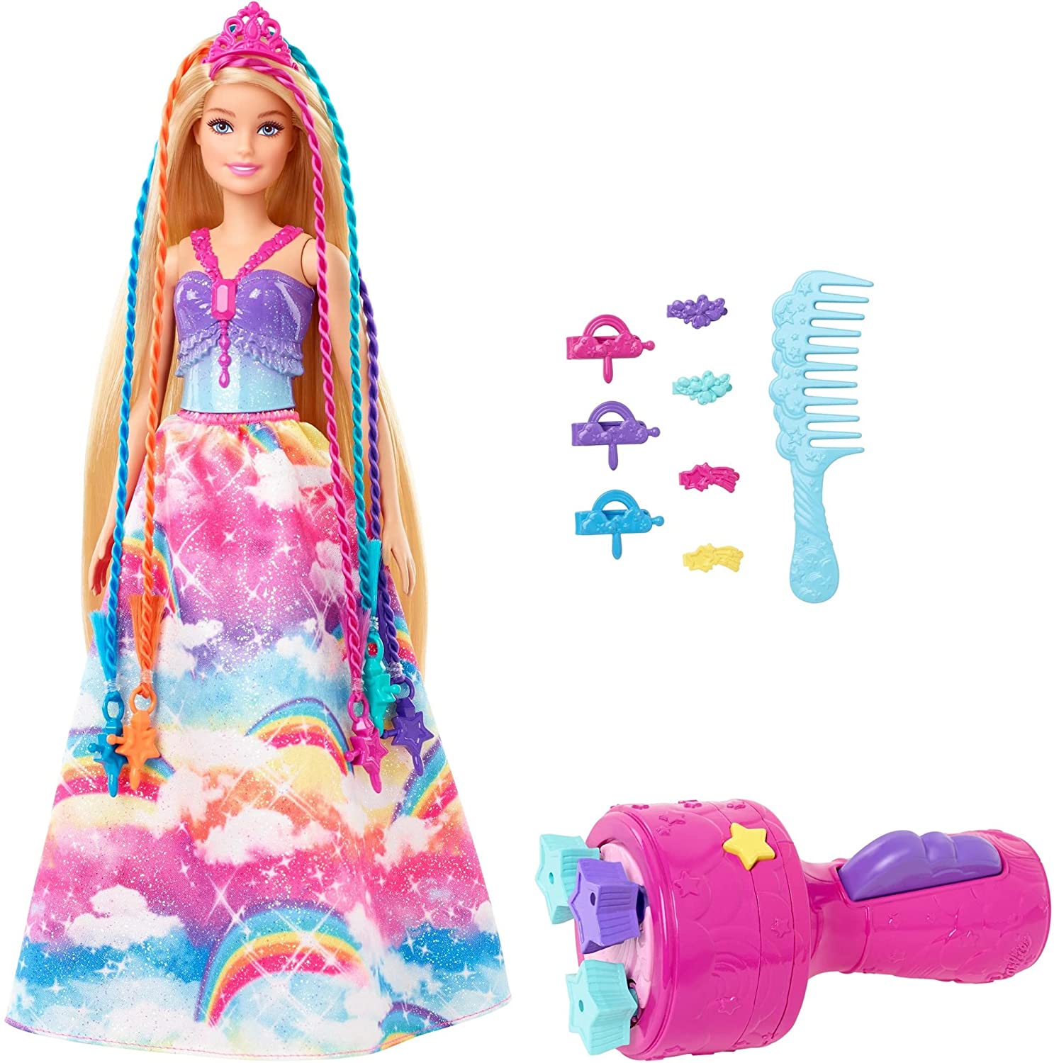 Barbie Dreamtopia Princesa Trenzas Mágicas