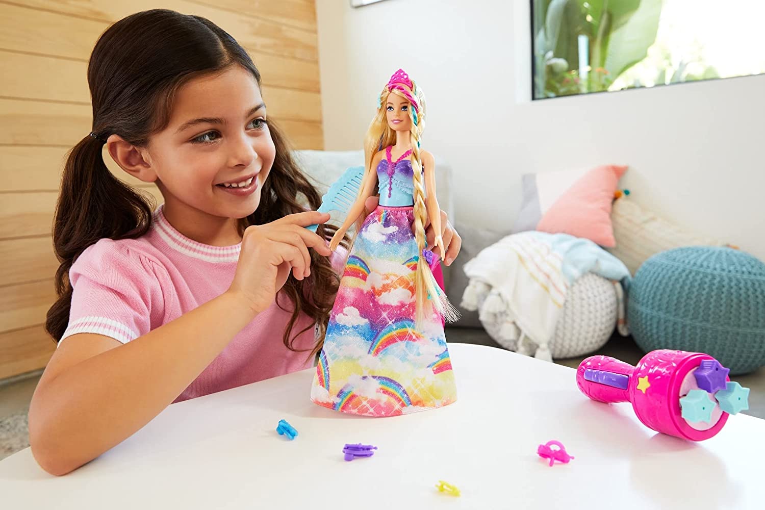 Barbie Dreamtopia Princesa Trenzas Mágicas