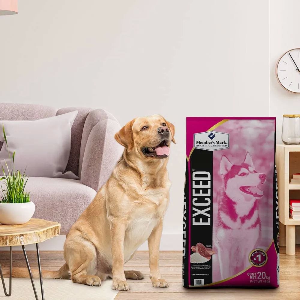 Alimento para Perro Member's Mark Exceed Cordero y Arroz 20 kg