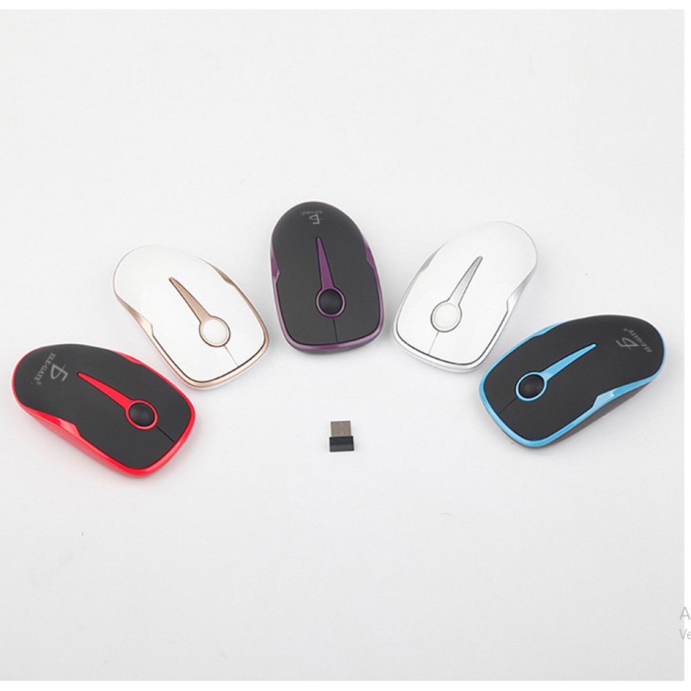 Mouse De Escritorio 2.4ghz Ele-Gate WXMO12 Color Blanco