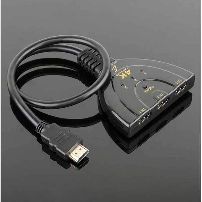 Hdmi Switcher 4k 3 Entradas 1 Salida Ele-Gate CON604K