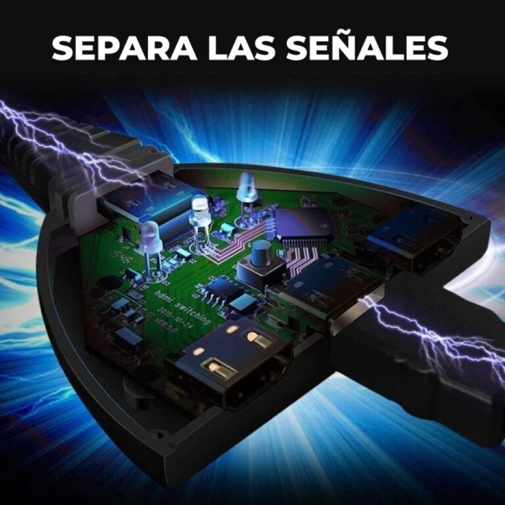 Hdmi Switcher 4k 3 Entradas 1 Salida Ele-Gate CON604K