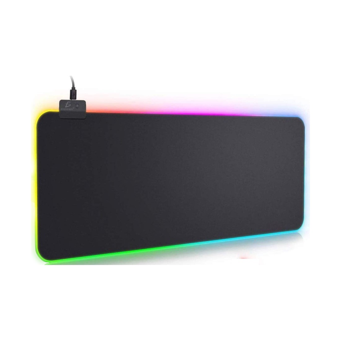 Mouse Pad Gamer Con Luz Led RGB Ele-Gate SM05 Color Negro