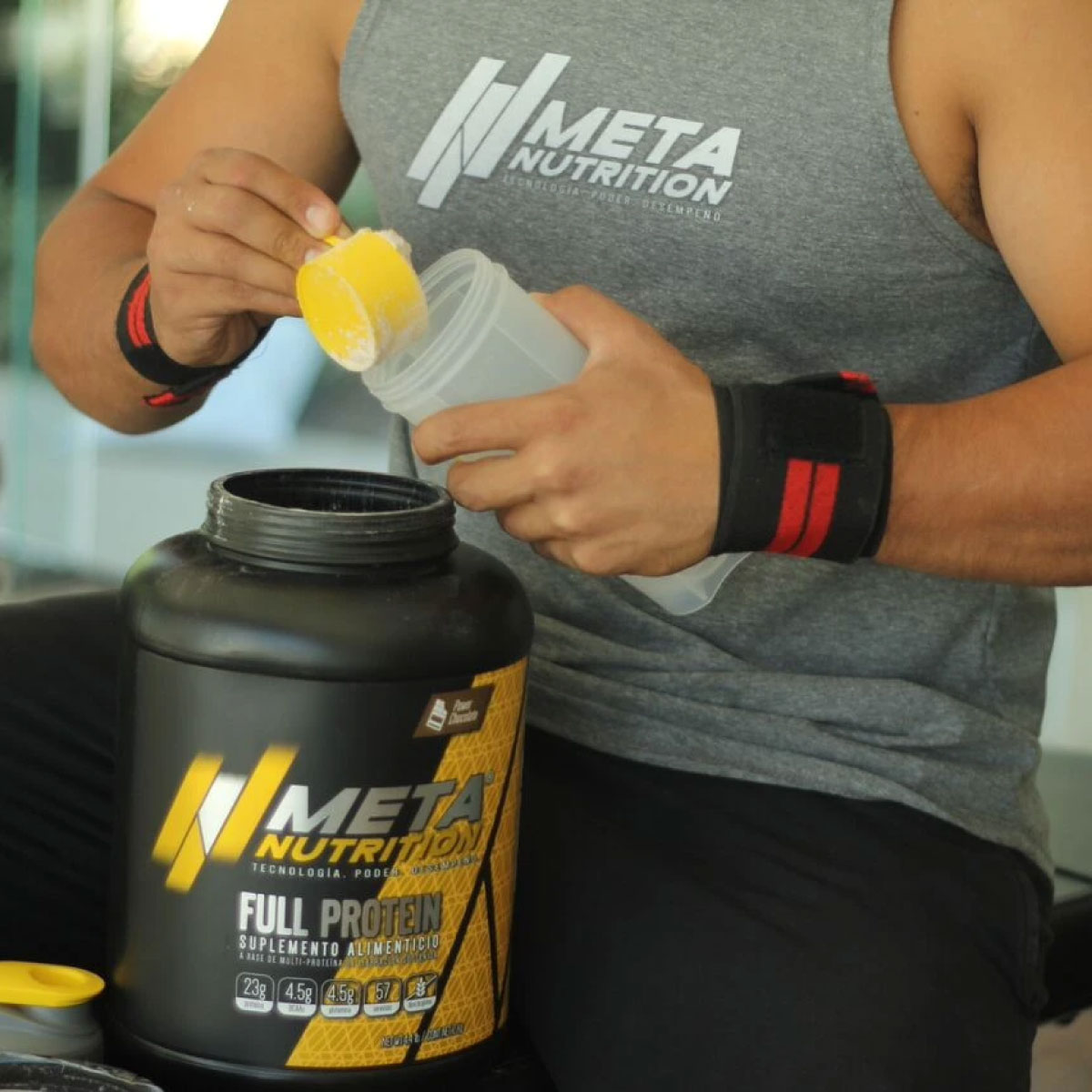 Proteina Meta Nutrition Full Protein 4.4 Lbs  Sabor Chocolate