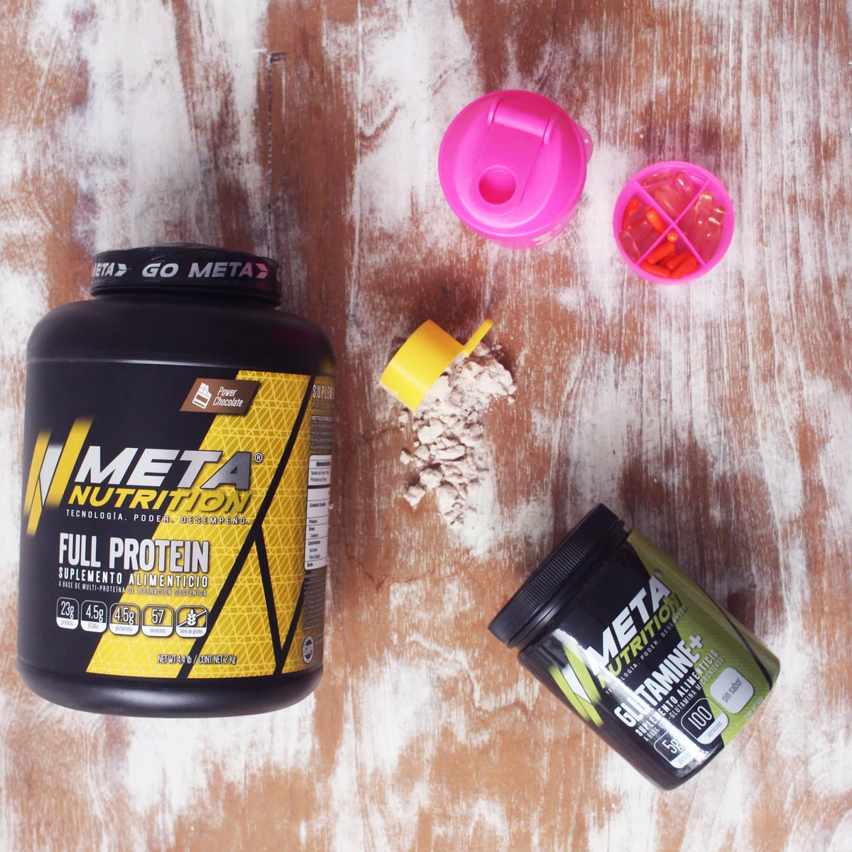 Proteina Meta Nutrition Full Protein 4.4 Lbs  Sabor Chocolate