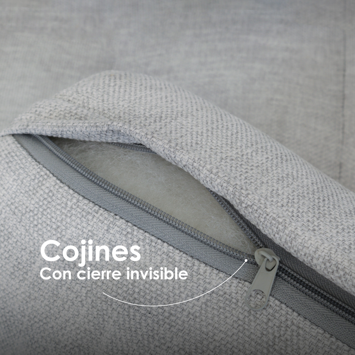 Sofá Berlín 2 Plazas Sillón Tela De Lino Moderno Minimalista (Gris claro)