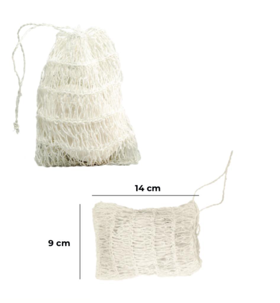 Jabonera artesanal de fibras naturales