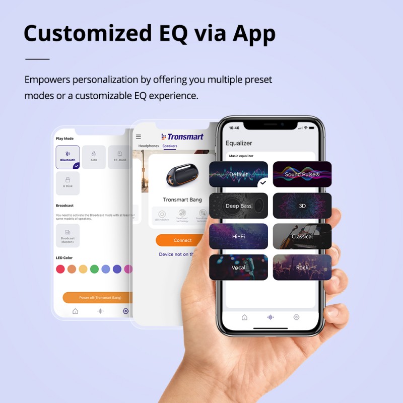 Bocina Bluetooth para Fiestas Tronsmart Bang 60W
