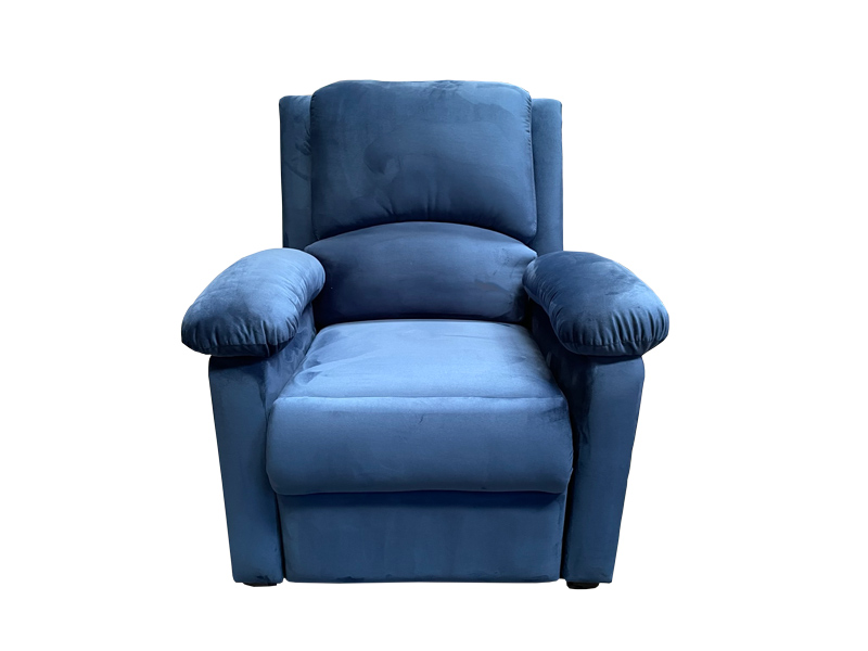 Sillon Reclinable Bolton Azul Francia Espacio Muebles