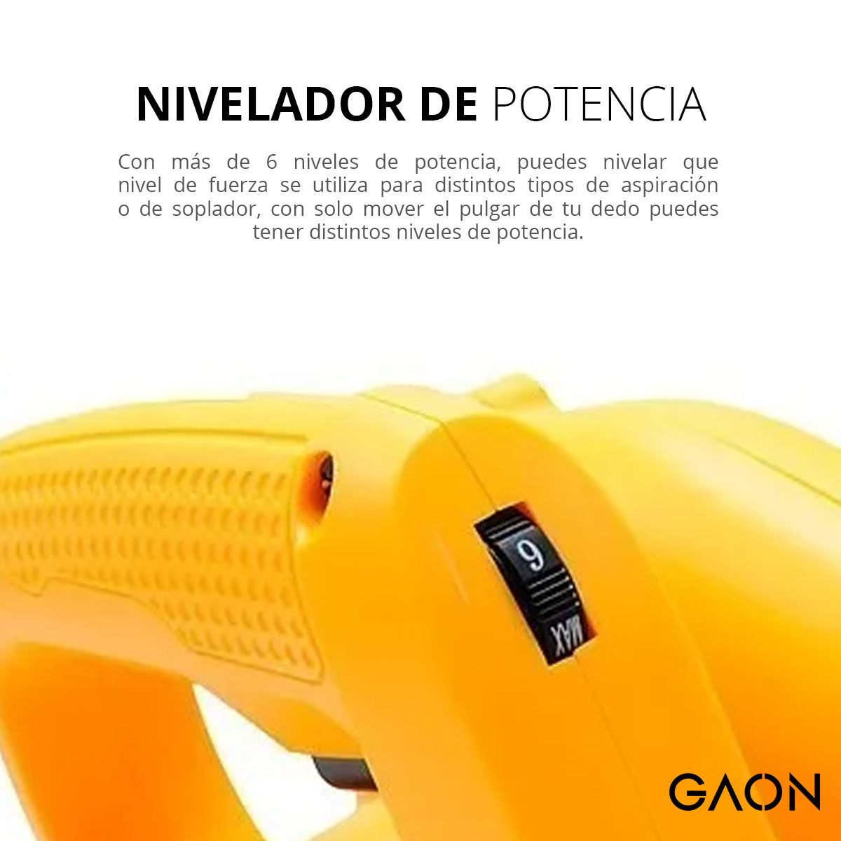 Sopladora Aspiradora Trituradora De Hojas Electrica Portatil