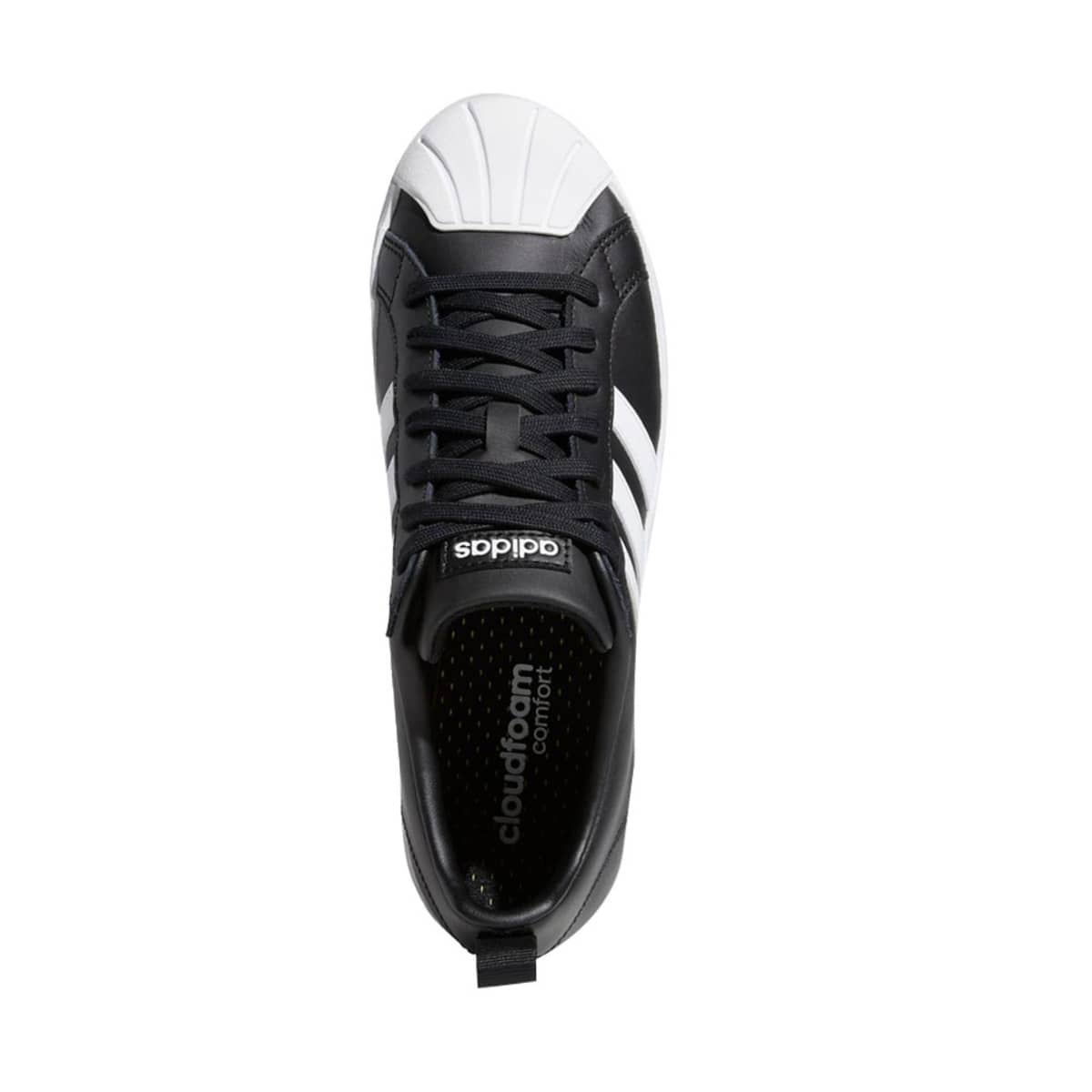 Tenis casual urbano choclo marca Adidas color negro para hombre