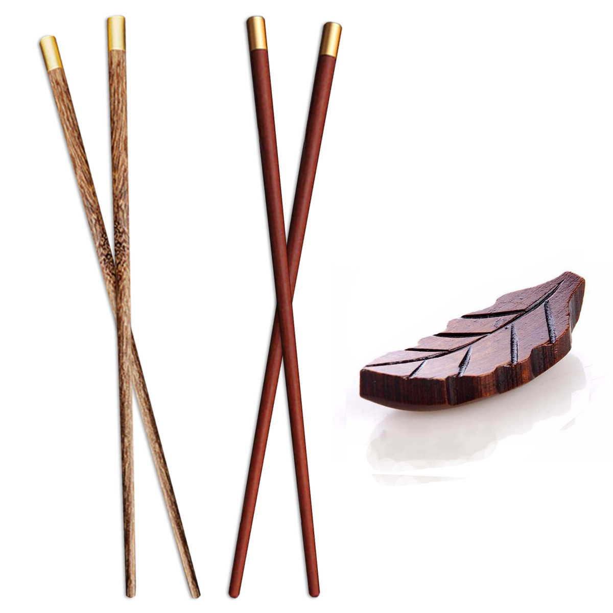  Palillos Japoneses Premium Madera De Sandalo Wengue Chinos