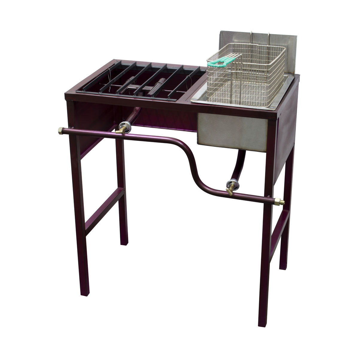 Freidora de papas con parrilla y plancha Javaz Co-frepar