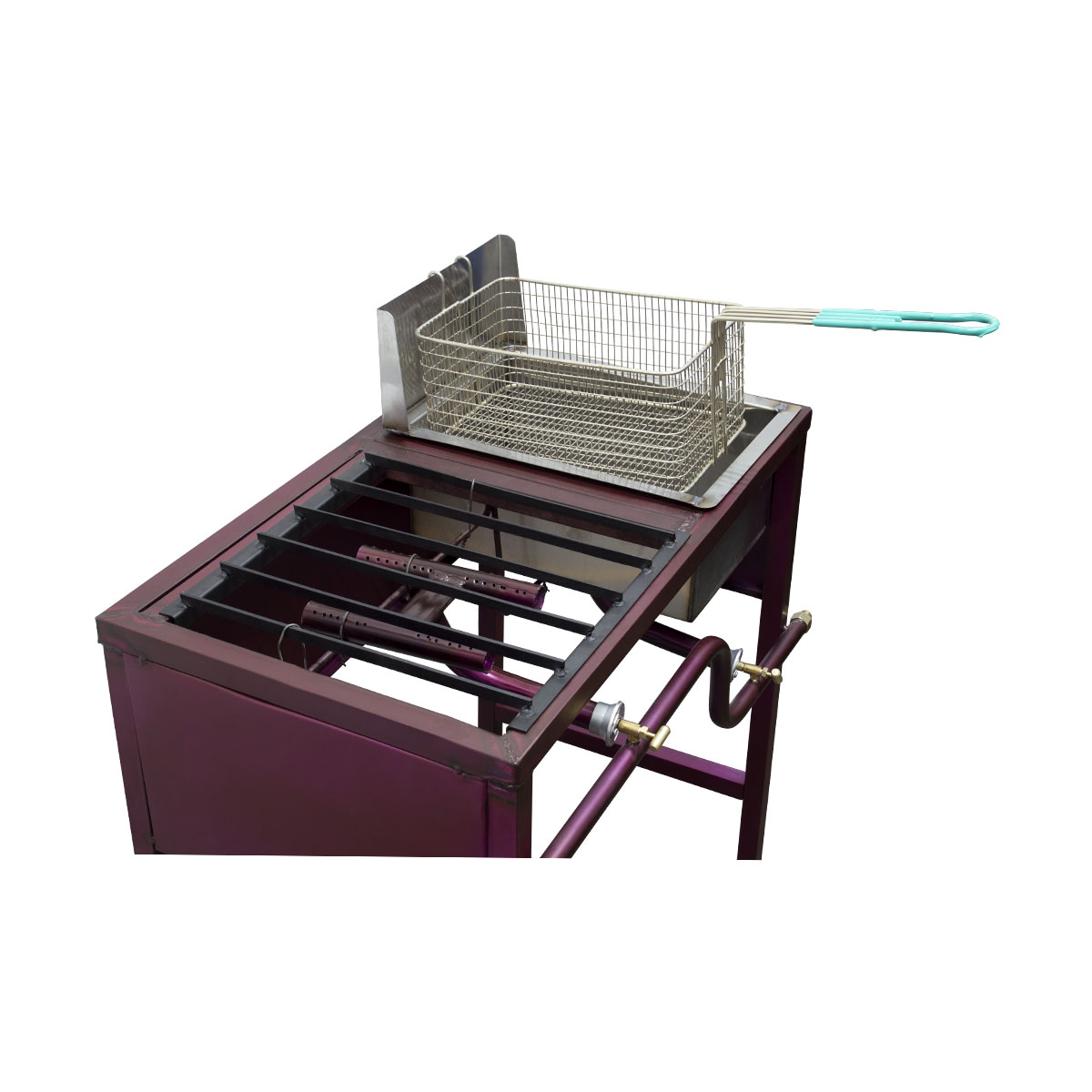 Freidora de papas con parrilla y plancha Javaz Co-frepar