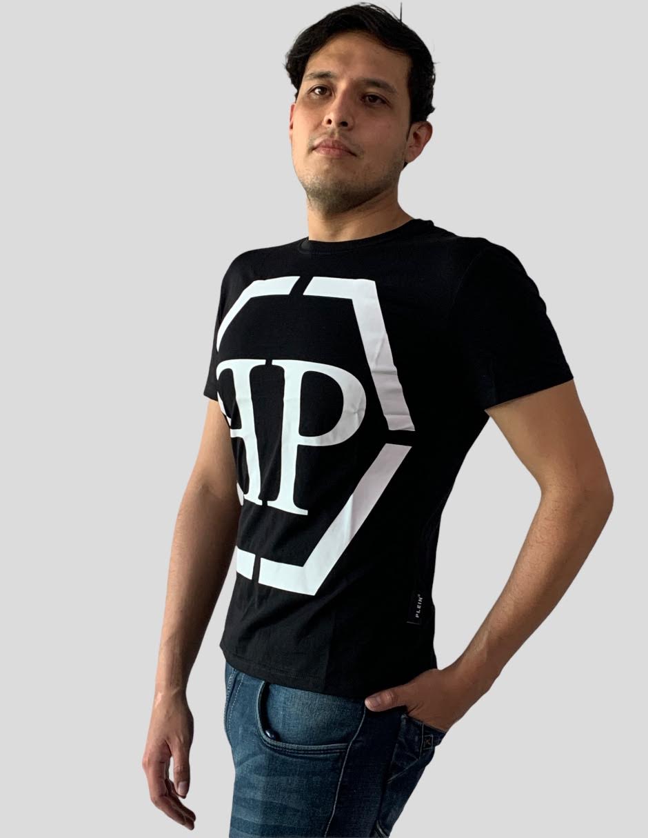 Playera T-shirt Round Neck Hexagon Philipp Plein Talla XXL