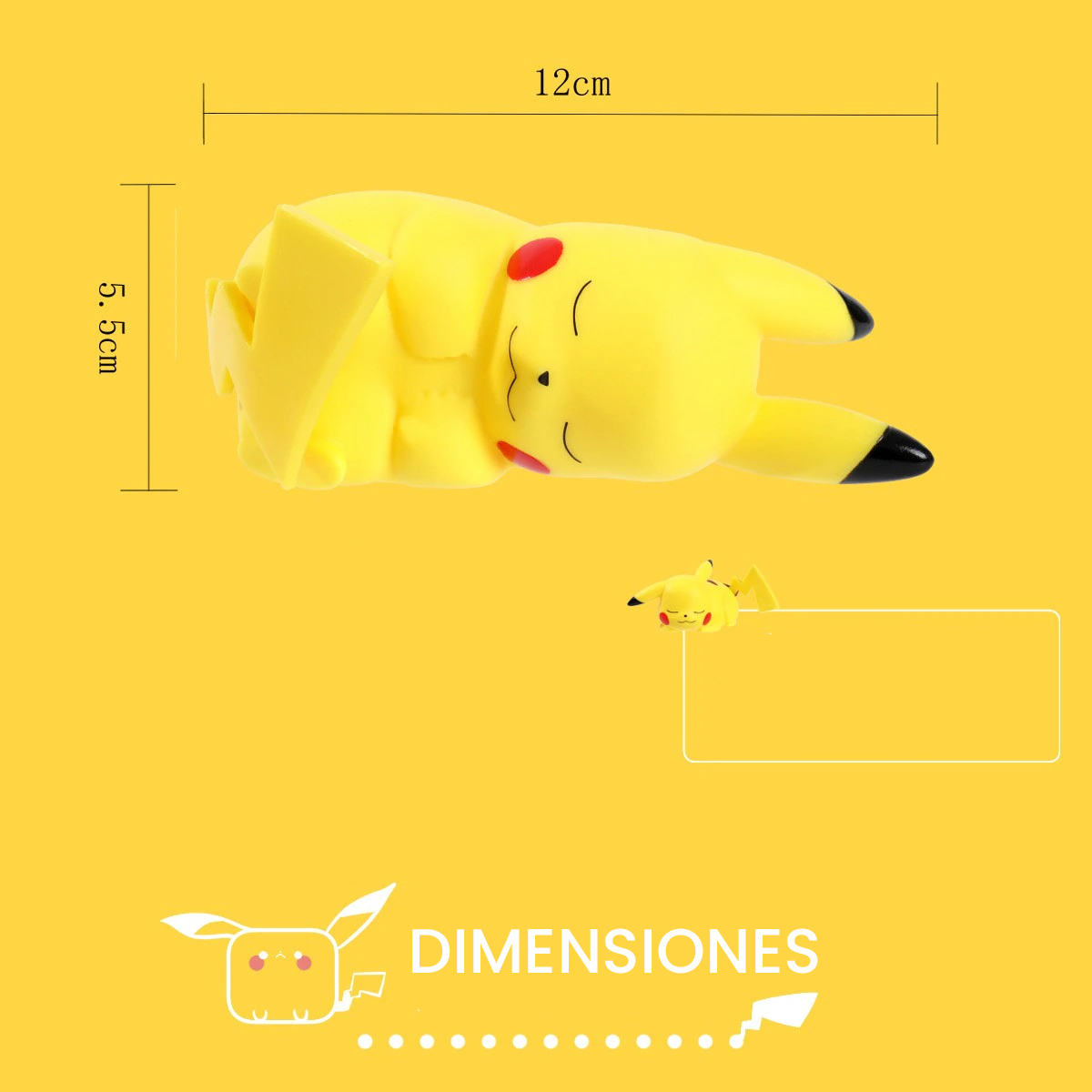 Lámpara De Noche Pikachu Para Dormir Pokemon Nocturna