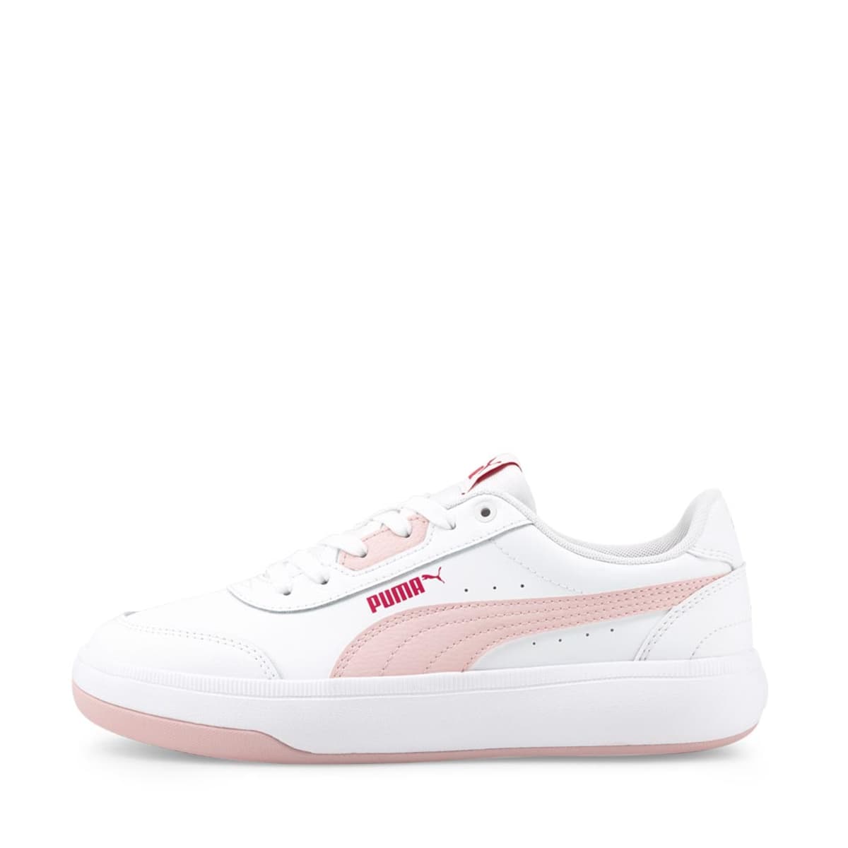Tenis casual urbano blanco con rosa, para mujer, marca Puma, mod. 1035193