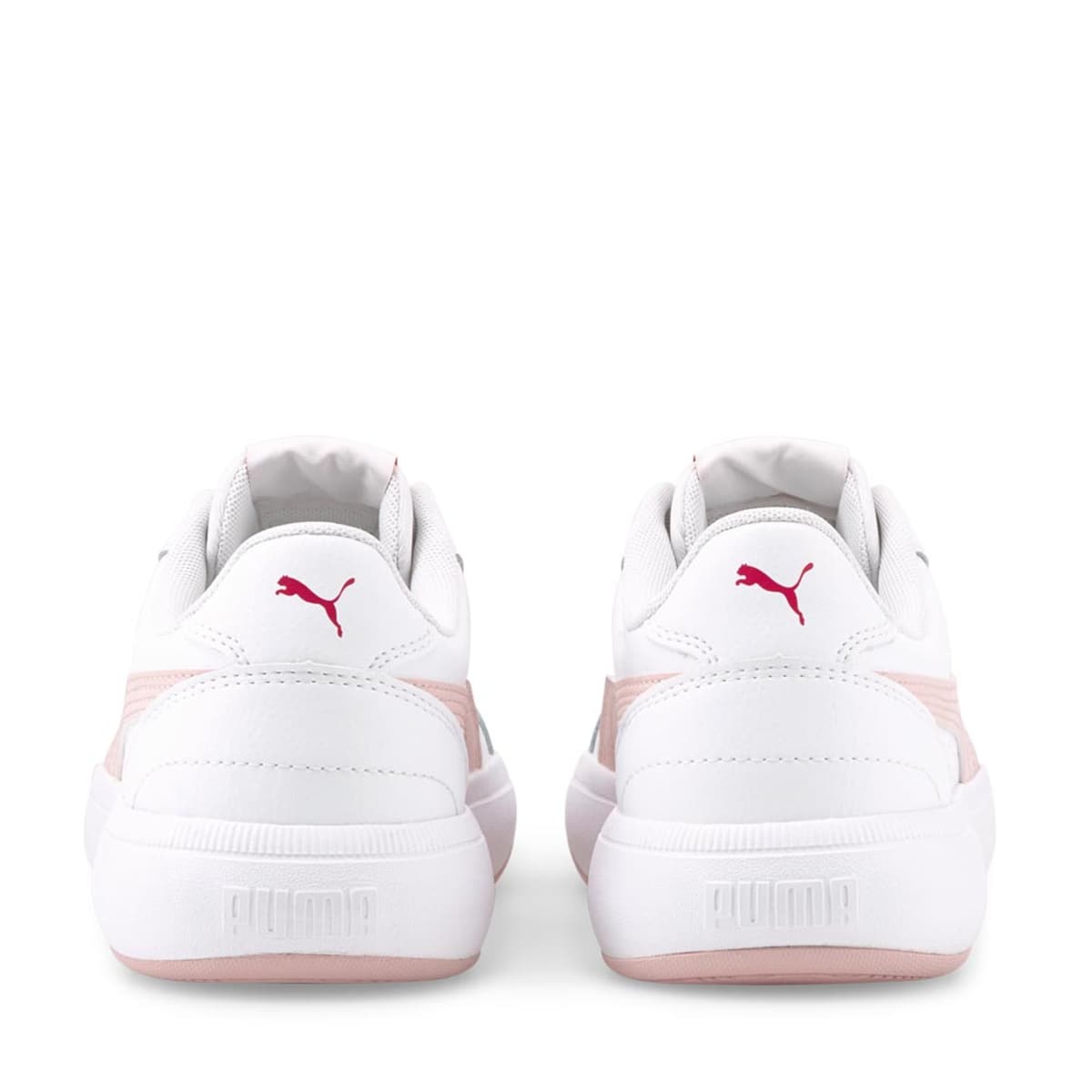 Tenis casual urbano blanco con rosa, para mujer, marca Puma, mod. 1035193